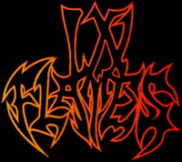logo in flames